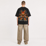 Model wearing the Arcane Focus Vintage Tee, back view
