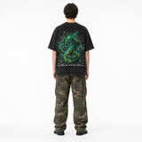 Model wearing the Emerald Ascension Vintage Tee, back view