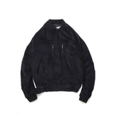 "Velour Slim" Bomber Jacket