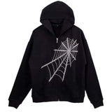 "Spider-Web" Zip Hoodie