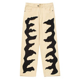"Abstract" Denim Jean